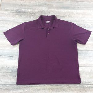 Grand Slam Mens XL Short Sleeve Shirt Golf Polo Casual Athletic Sport Purple
